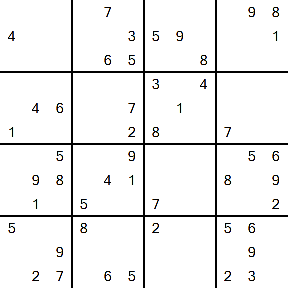 Butterfly Sudoku - Difficile