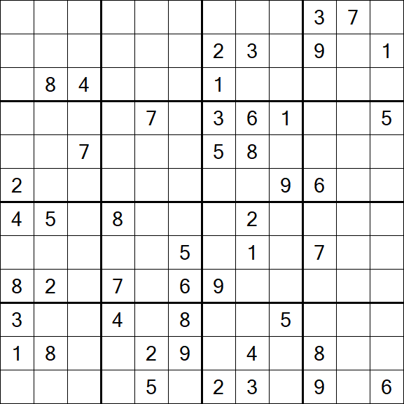 Butterfly Sudoku - Difficile