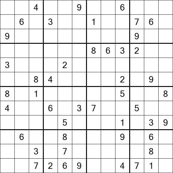 Butterfly Sudoku - Hard