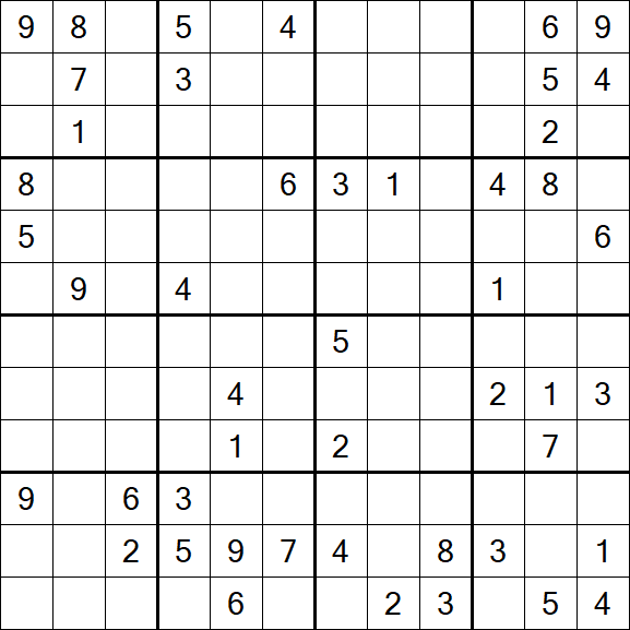 Butterfly Sudoku - Hard