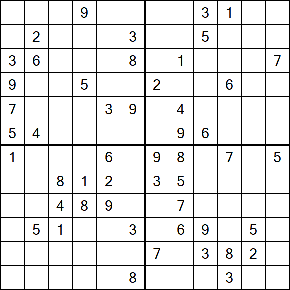 Butterfly Sudoku - Hard