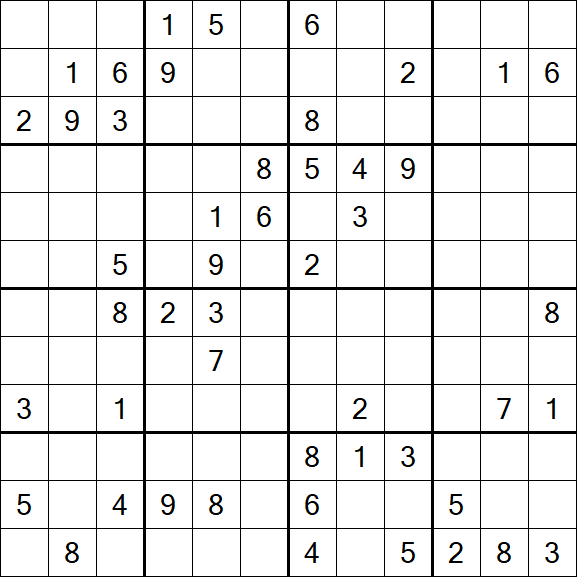 Butterfly Sudoku - Hard