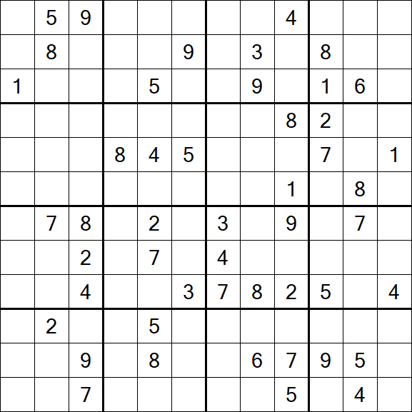 Butterfly Sudoku - Hard