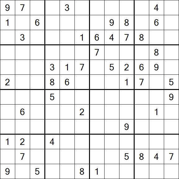 Butterfly Sudoku - Difficile
