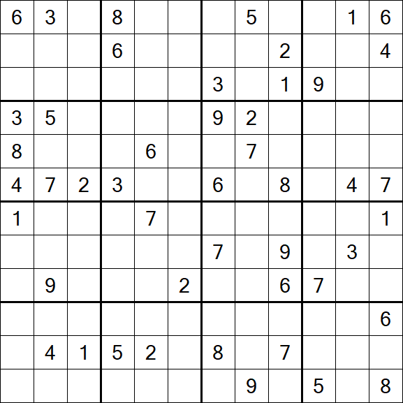 Butterfly Sudoku - Difícil