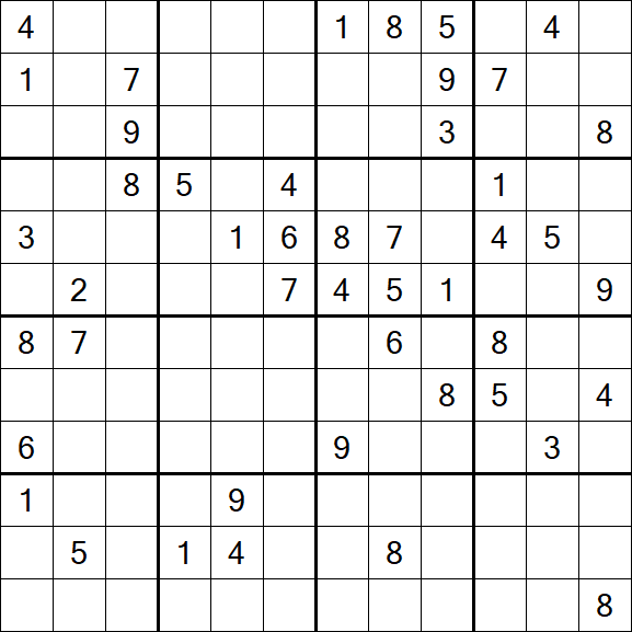 Butterfly Sudoku - Schwierig