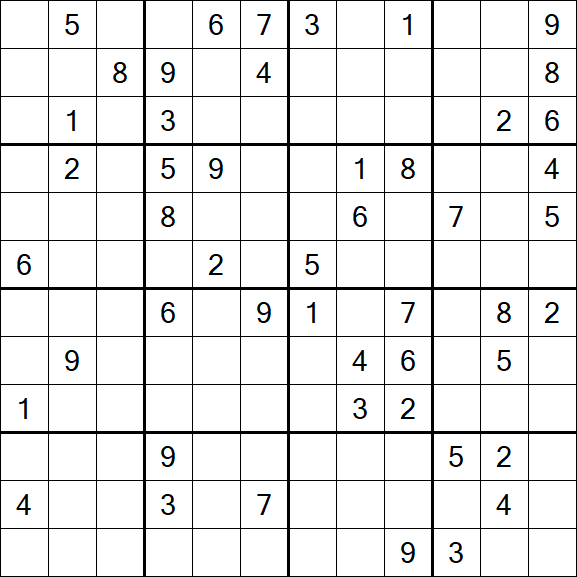 Butterfly Sudoku - Hard