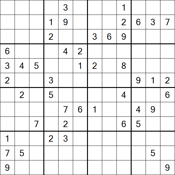 Butterfly Sudoku - Hard