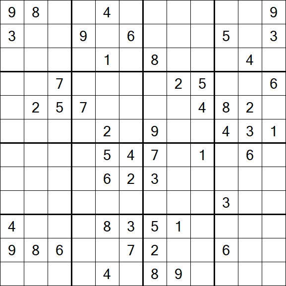 Butterfly Sudoku - Hard