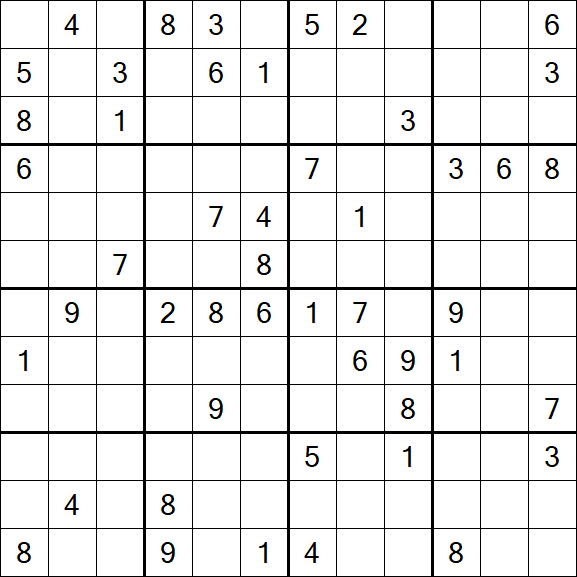 Butterfly Sudoku - Hard