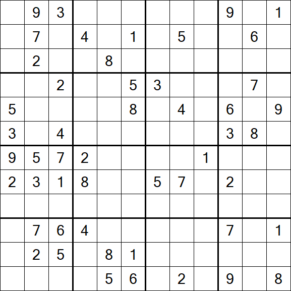 Butterfly Sudoku - Hard