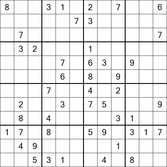 Butterfly Sudoku - Hard