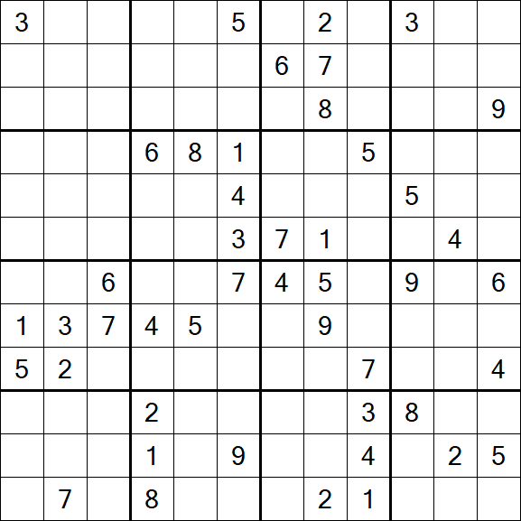 Butterfly Sudoku - Hard