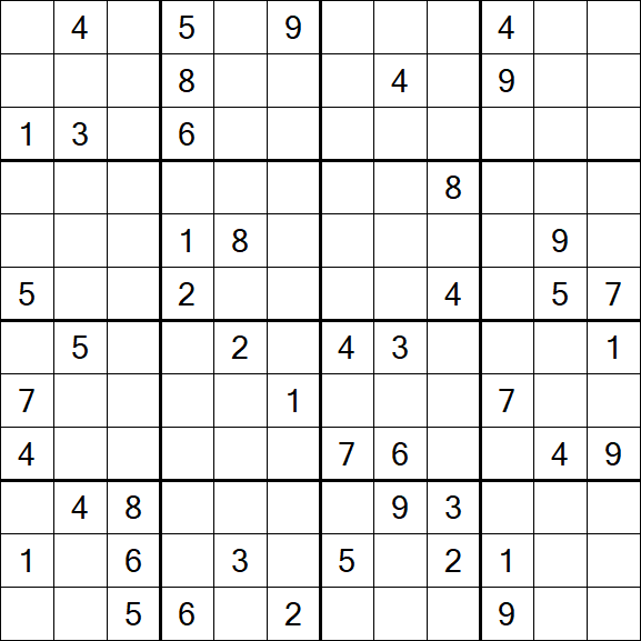 Butterfly Sudoku - Hard