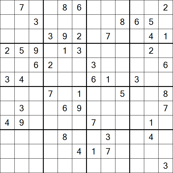 Butterfly Sudoku - Hard