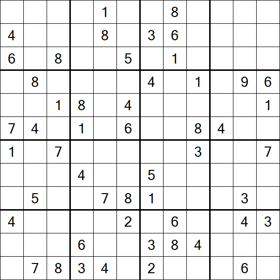 Butterfly Sudoku - Hard