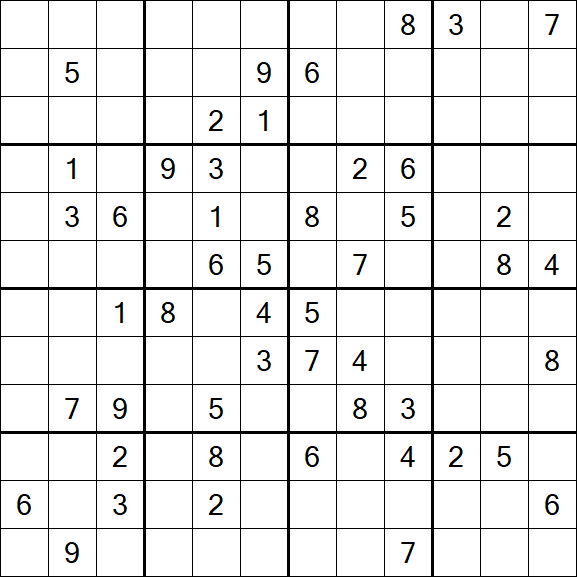 Butterfly Sudoku - Hard