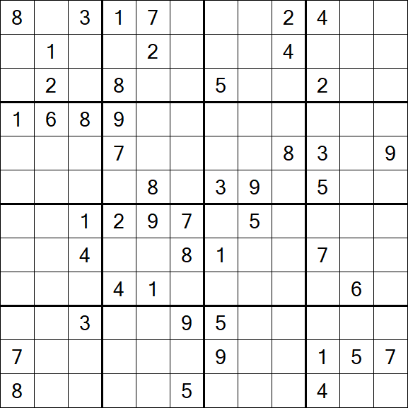 Butterfly Sudoku - Hard