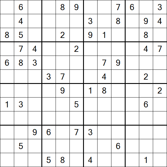 Butterfly Sudoku - Hard