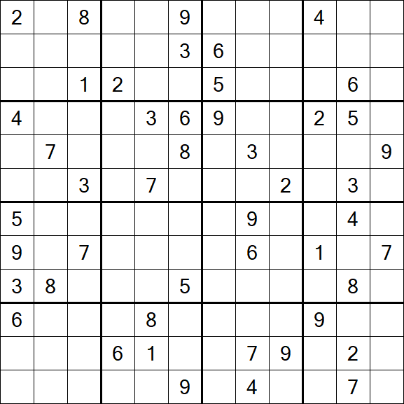 Butterfly Sudoku - Difficile