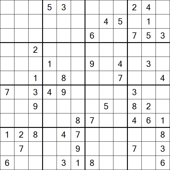 Butterfly Sudoku - Difficile