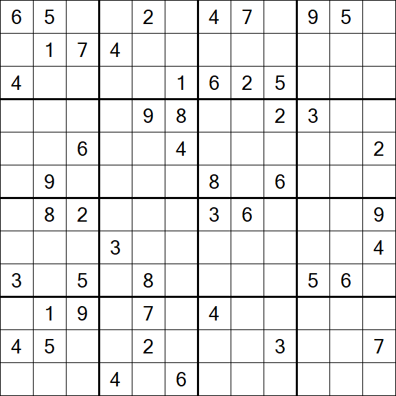 Butterfly Sudoku - Difficile