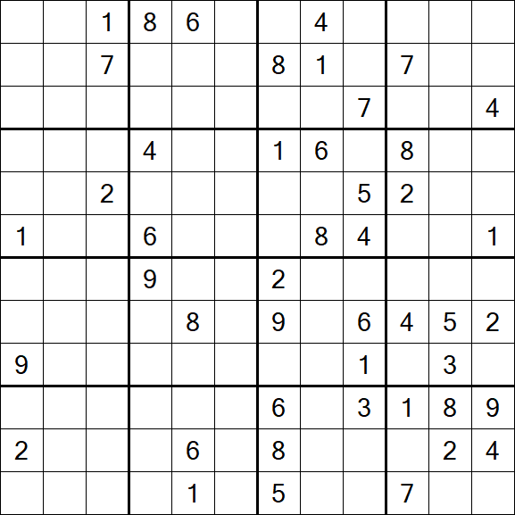 Butterfly Sudoku - Hard