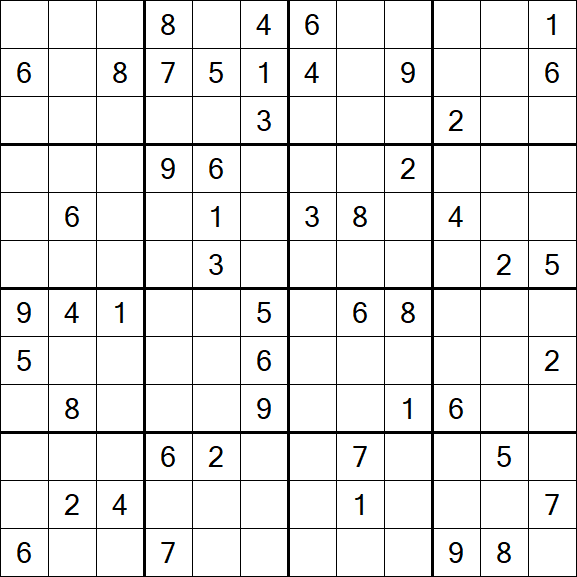 Butterfly Sudoku - Difficile