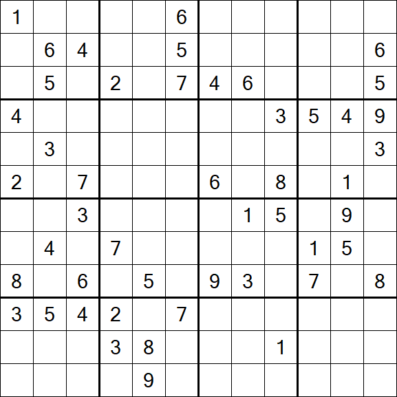 Butterfly Sudoku - Difficile