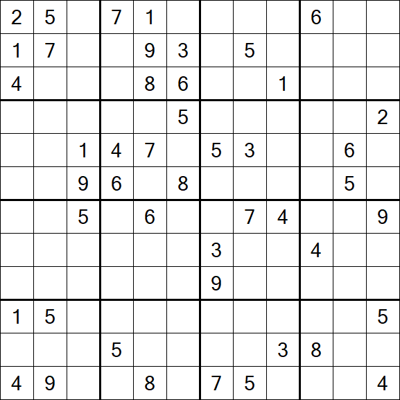 Butterfly Sudoku - Hard