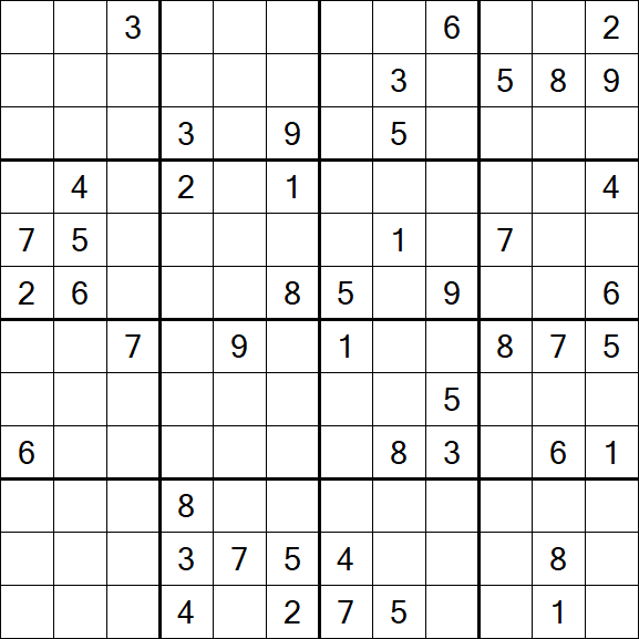 Butterfly Sudoku - Difficile