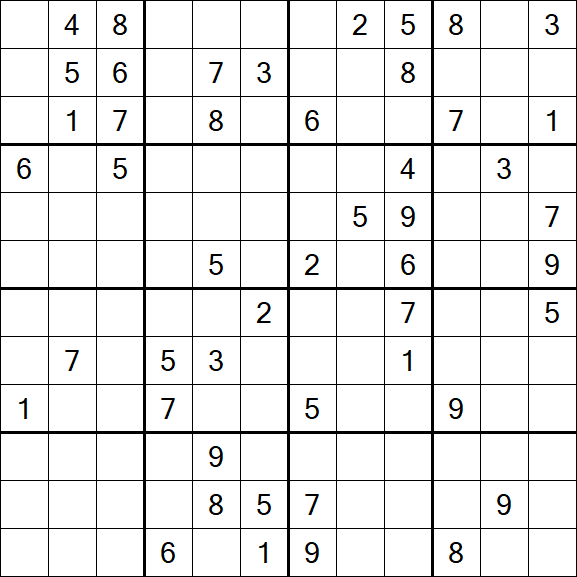 Butterfly Sudoku - Hard