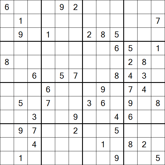 Butterfly Sudoku - Difficile