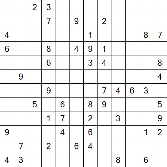 Butterfly Sudoku - Difficile