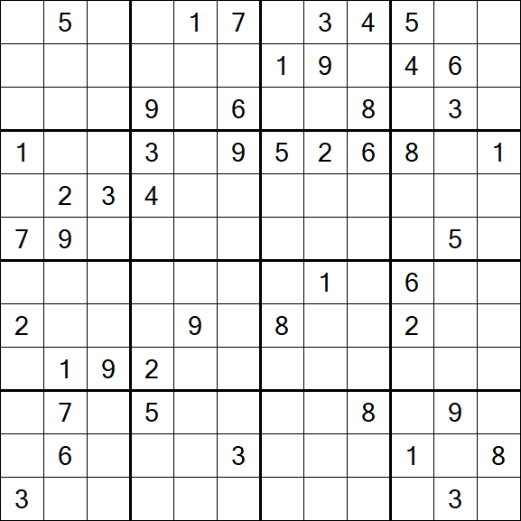 Butterfly Sudoku - Difficile