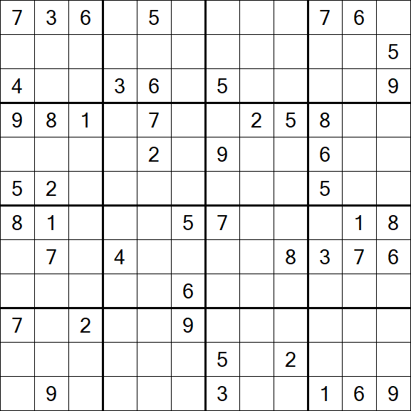 Butterfly Sudoku - Difficile