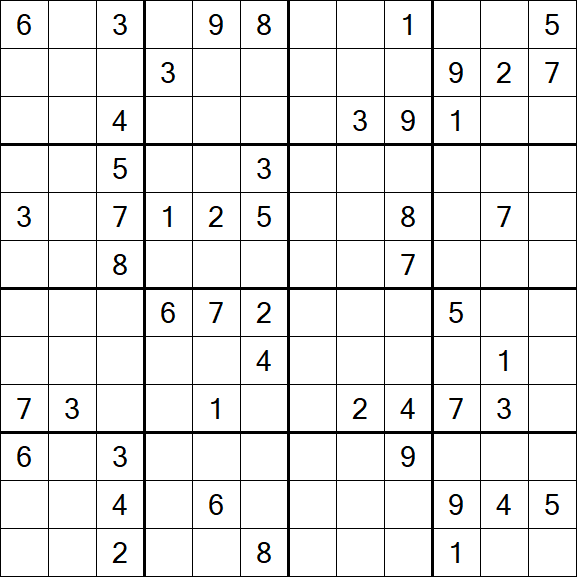 Butterfly Sudoku - Hard