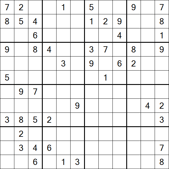 Butterfly Sudoku - Difficile