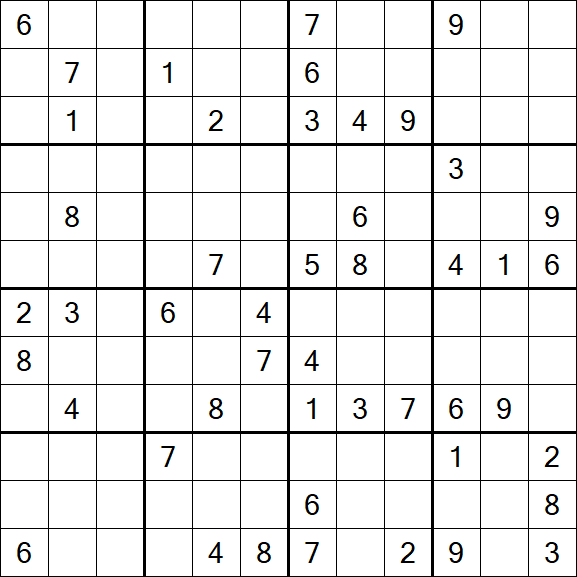 Butterfly Sudoku - Difficile