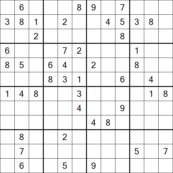 Butterfly Sudoku - Hard