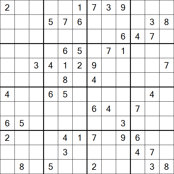 Butterfly Sudoku - Difficile