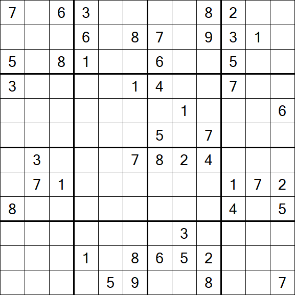 Butterfly Sudoku - Hard