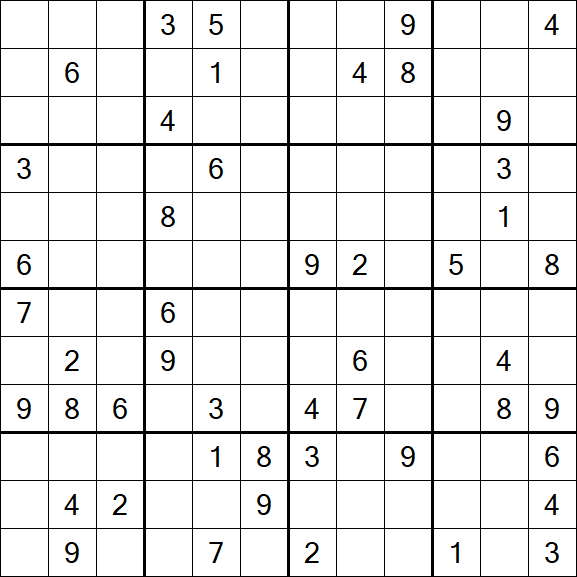Butterfly Sudoku - Hard