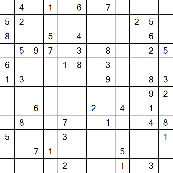 Butterfly Sudoku - Hard