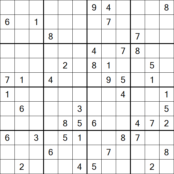 Butterfly Sudoku - Hard