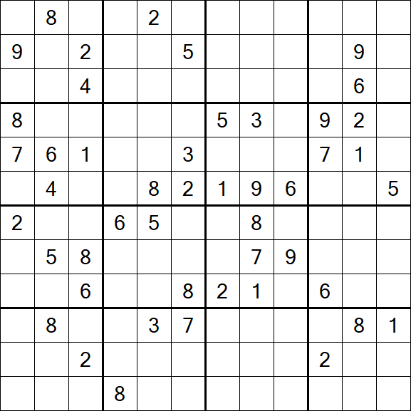 Butterfly Sudoku - Hard