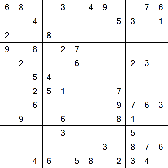 Butterfly Sudoku - Hard