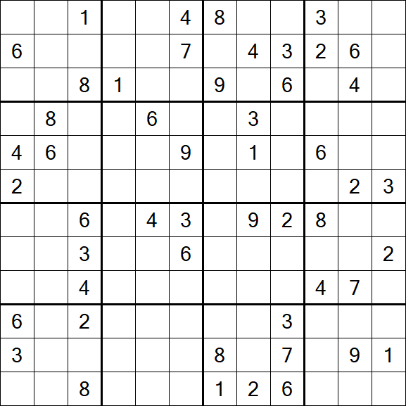 Butterfly Sudoku - Difficile