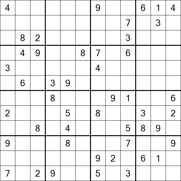 Butterfly Sudoku - Difficile