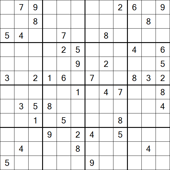 Butterfly Sudoku - Difficile